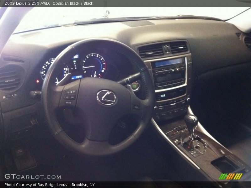 Obsidian Black / Black 2009 Lexus IS 250 AWD