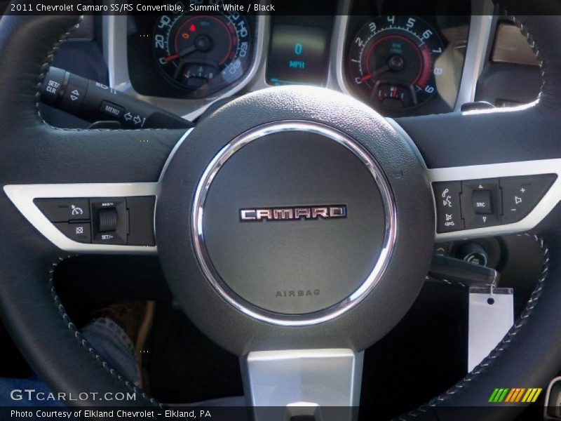 Summit White / Black 2011 Chevrolet Camaro SS/RS Convertible