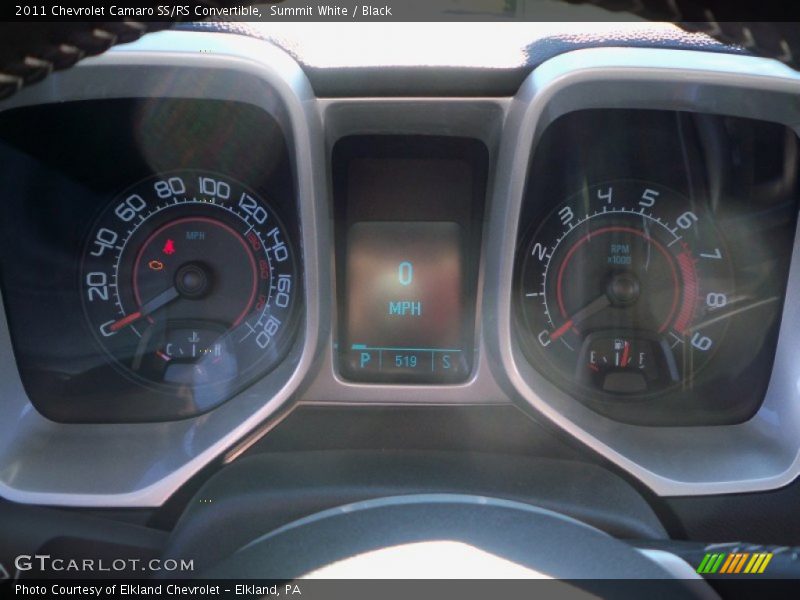Summit White / Black 2011 Chevrolet Camaro SS/RS Convertible