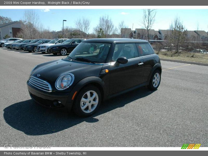 Midnight Black / Black/Grey 2009 Mini Cooper Hardtop