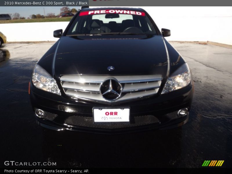 Black / Black 2010 Mercedes-Benz C 300 Sport
