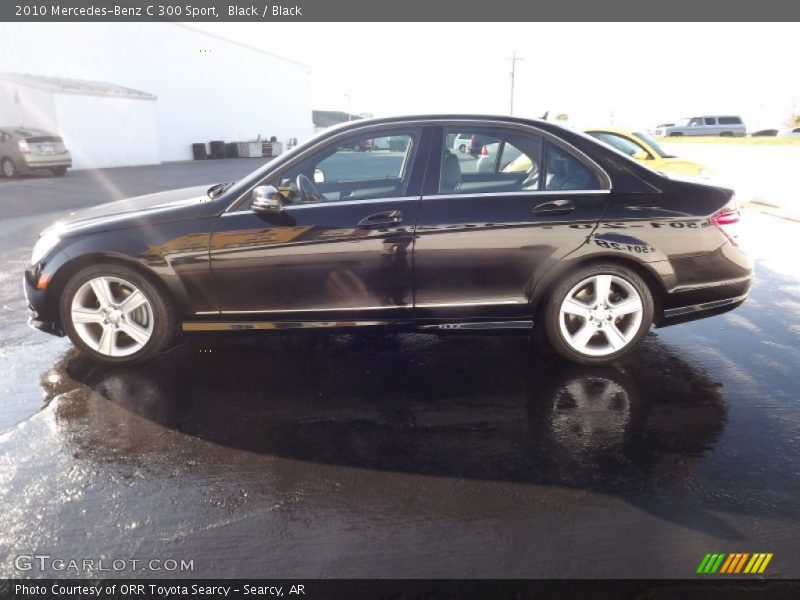 Black / Black 2010 Mercedes-Benz C 300 Sport