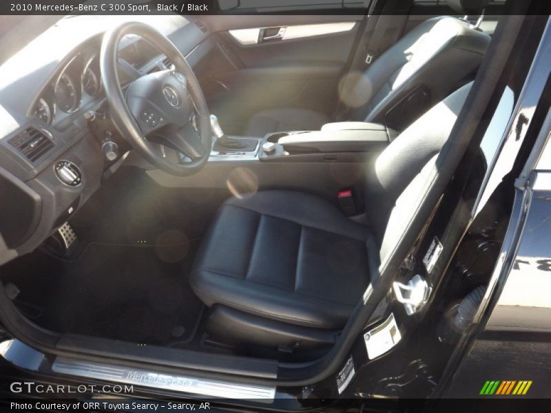 Black / Black 2010 Mercedes-Benz C 300 Sport