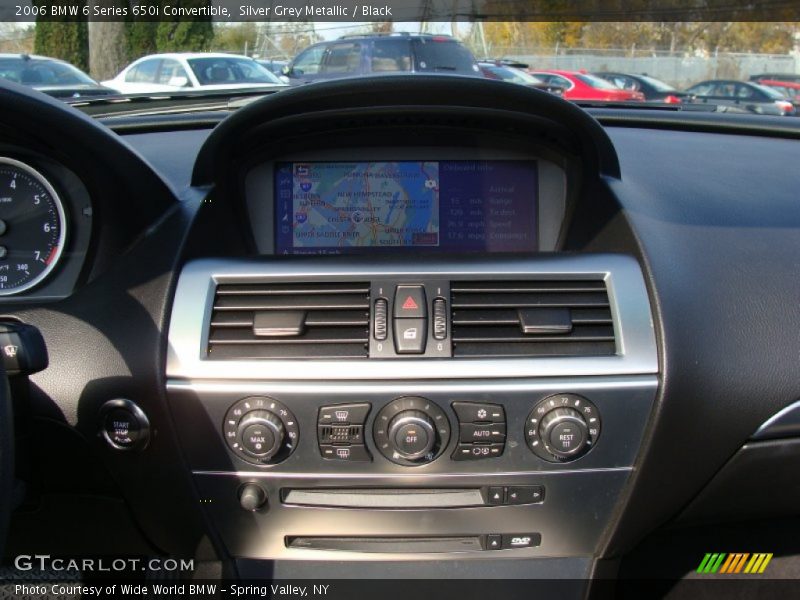 Silver Grey Metallic / Black 2006 BMW 6 Series 650i Convertible