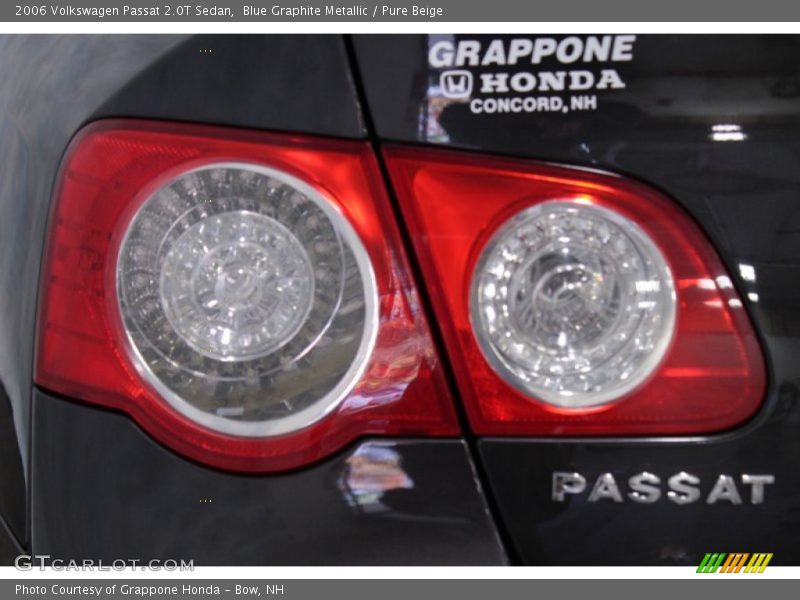 Blue Graphite Metallic / Pure Beige 2006 Volkswagen Passat 2.0T Sedan