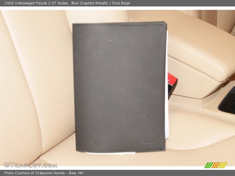 Blue Graphite Metallic / Pure Beige 2006 Volkswagen Passat 2.0T Sedan