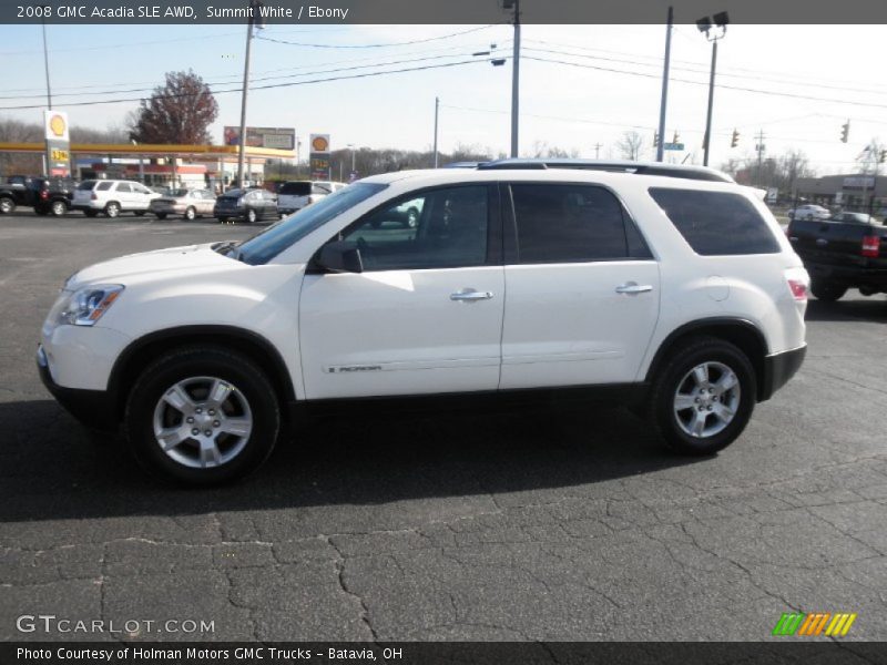 Summit White / Ebony 2008 GMC Acadia SLE AWD