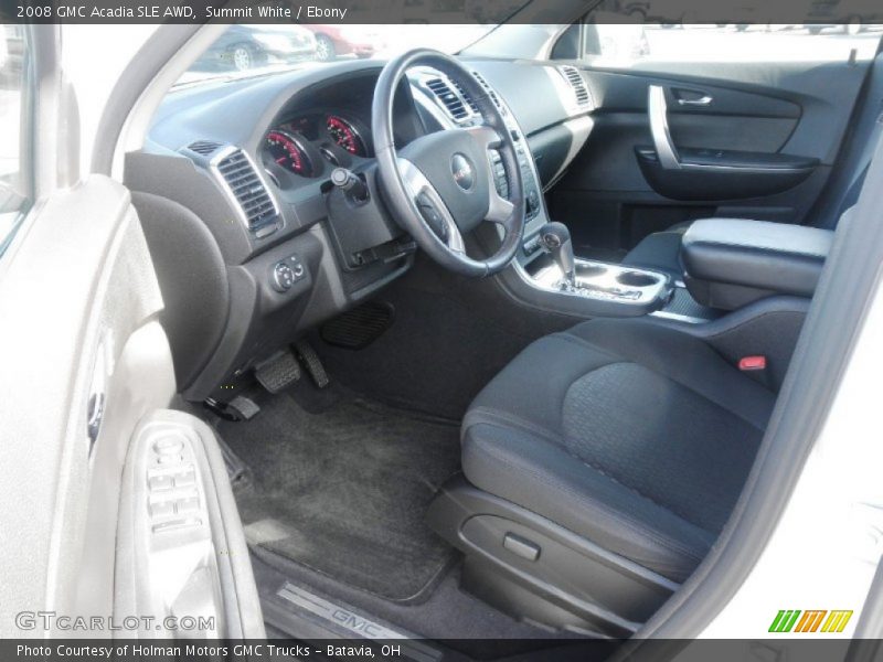 Summit White / Ebony 2008 GMC Acadia SLE AWD