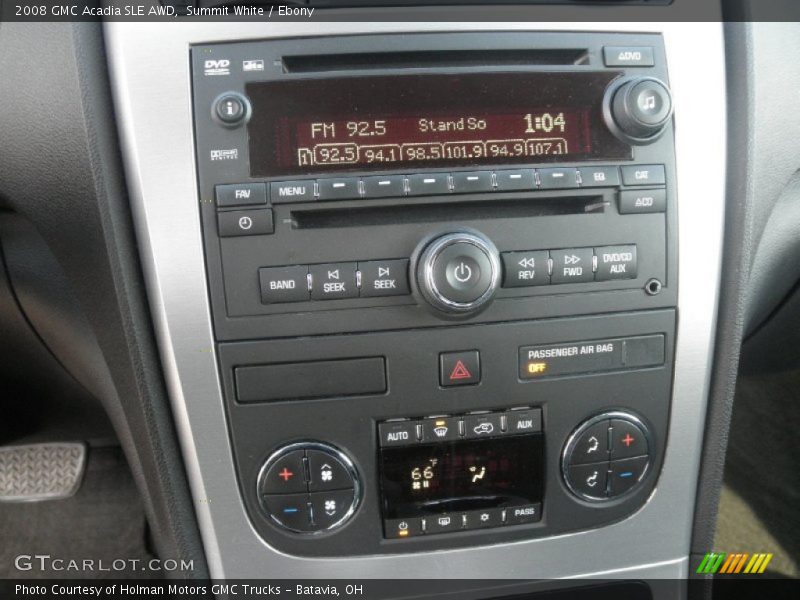 Summit White / Ebony 2008 GMC Acadia SLE AWD