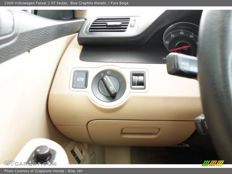 Blue Graphite Metallic / Pure Beige 2006 Volkswagen Passat 2.0T Sedan