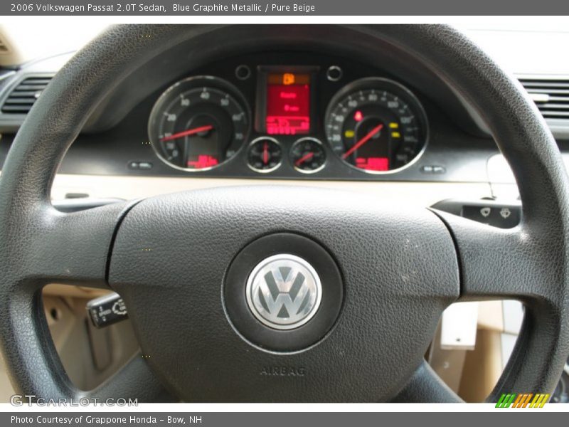 Blue Graphite Metallic / Pure Beige 2006 Volkswagen Passat 2.0T Sedan