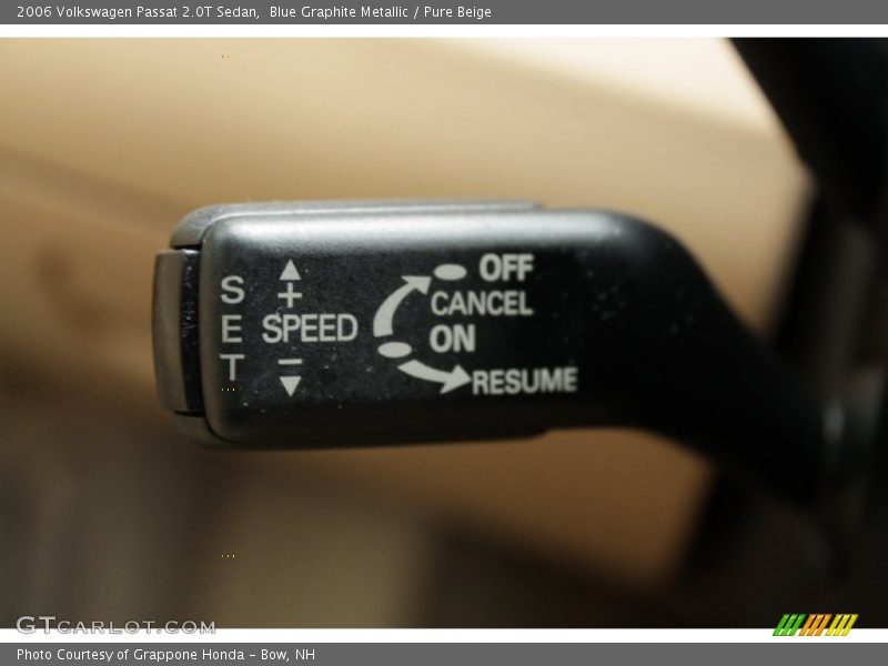 Blue Graphite Metallic / Pure Beige 2006 Volkswagen Passat 2.0T Sedan