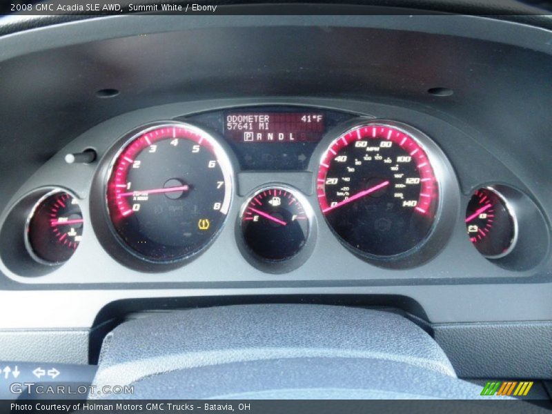 Summit White / Ebony 2008 GMC Acadia SLE AWD