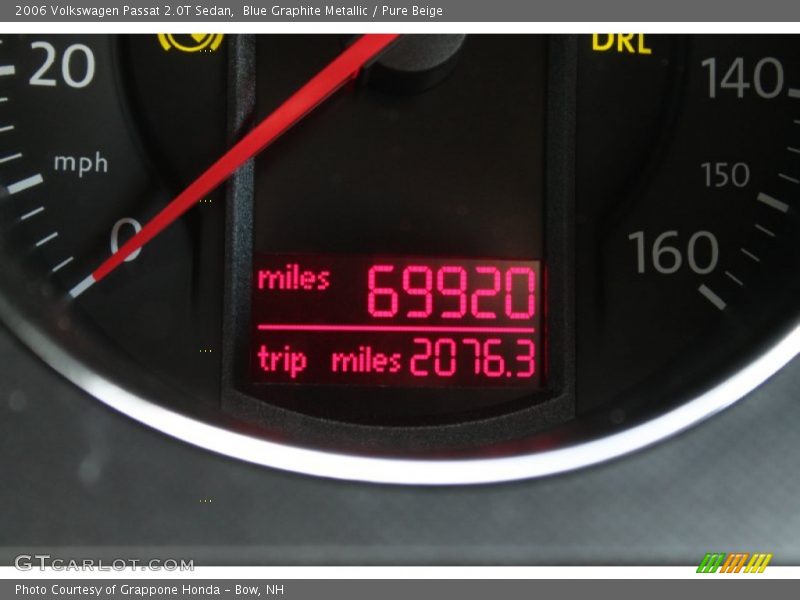 Blue Graphite Metallic / Pure Beige 2006 Volkswagen Passat 2.0T Sedan