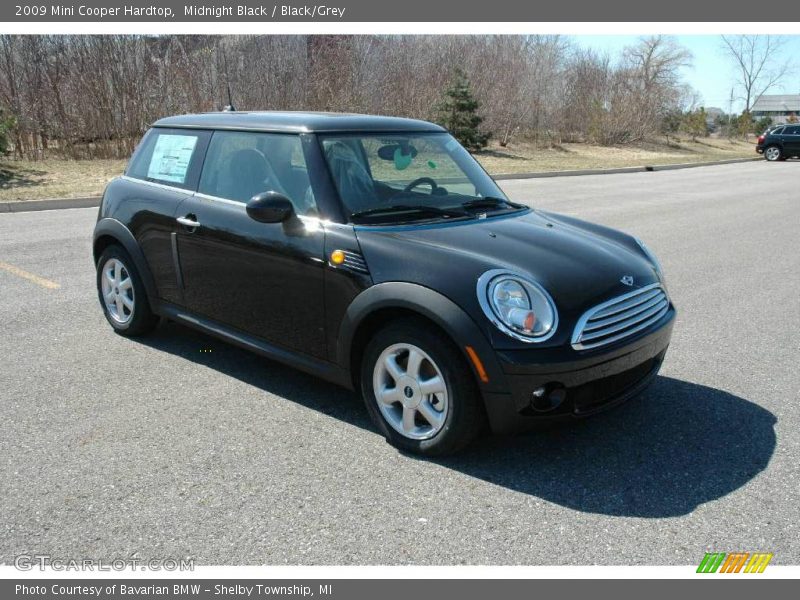 Midnight Black / Black/Grey 2009 Mini Cooper Hardtop