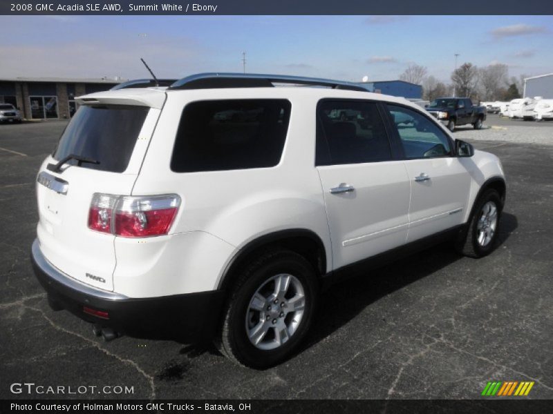 Summit White / Ebony 2008 GMC Acadia SLE AWD