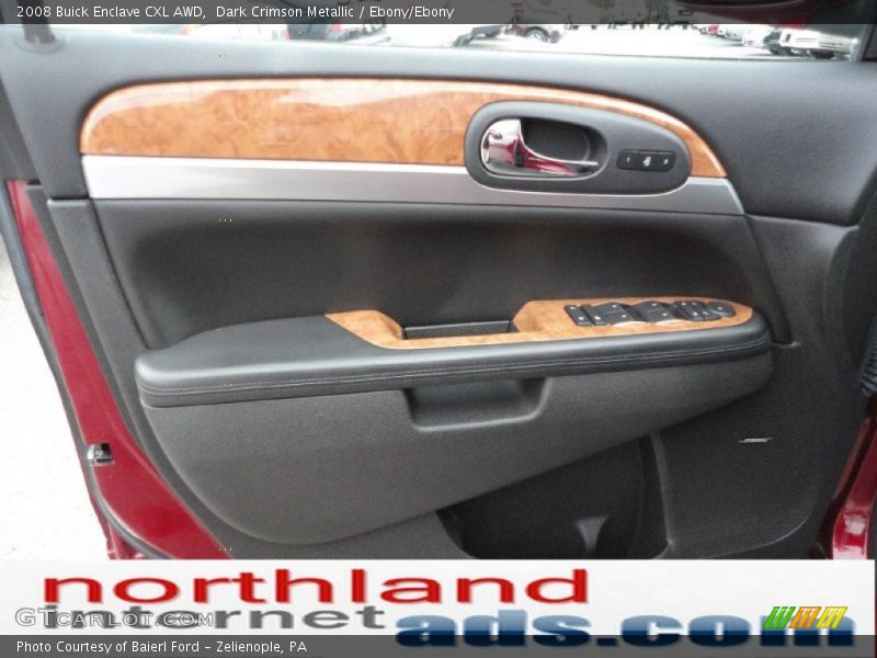 Dark Crimson Metallic / Ebony/Ebony 2008 Buick Enclave CXL AWD