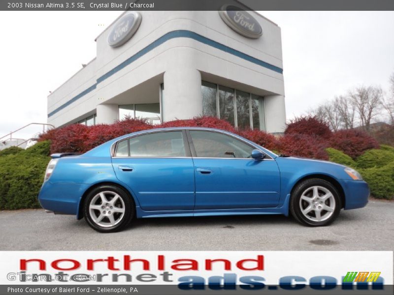 Crystal Blue / Charcoal 2003 Nissan Altima 3.5 SE