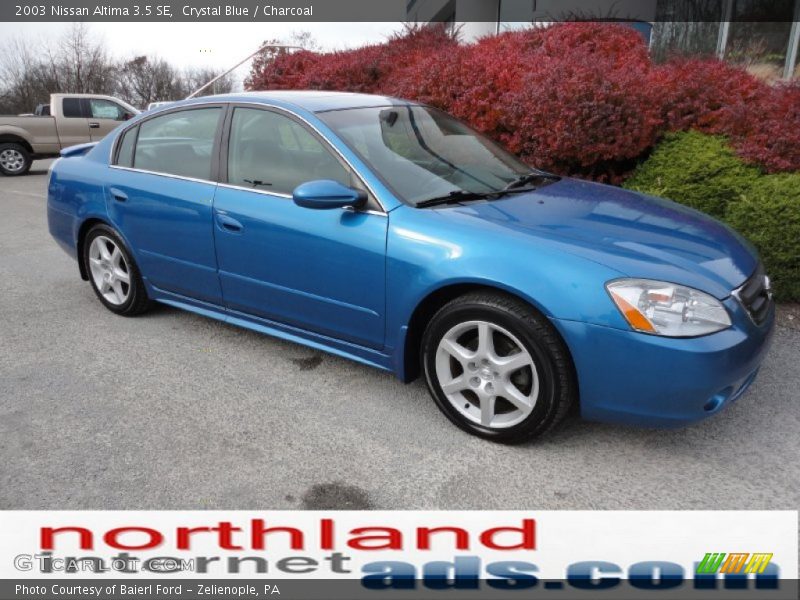 Crystal Blue / Charcoal 2003 Nissan Altima 3.5 SE