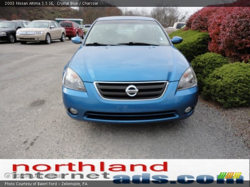 Crystal Blue / Charcoal 2003 Nissan Altima 3.5 SE