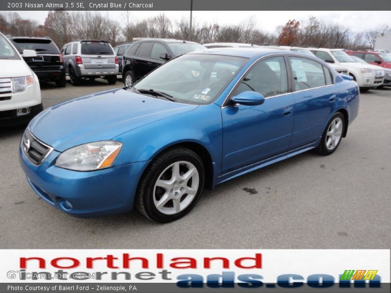 Crystal Blue / Charcoal 2003 Nissan Altima 3.5 SE
