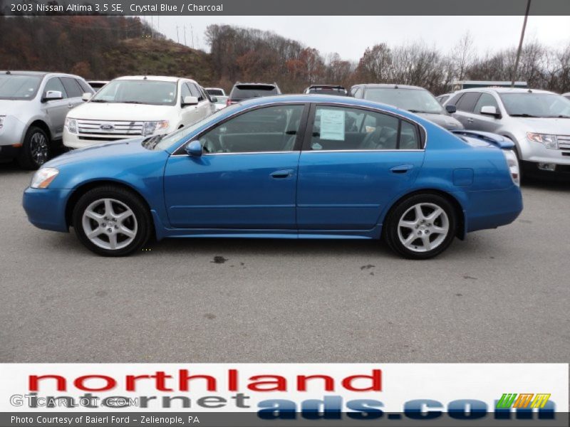 Crystal Blue / Charcoal 2003 Nissan Altima 3.5 SE
