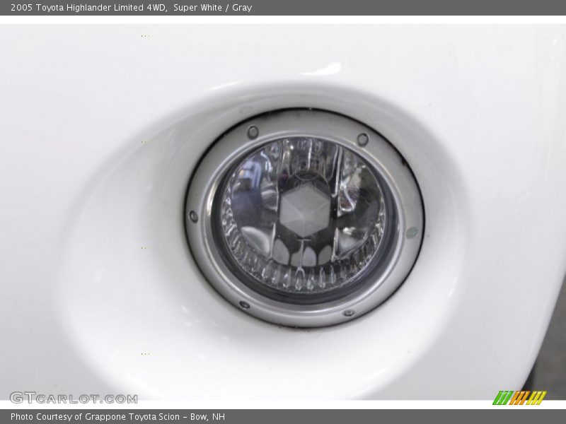 Super White / Gray 2005 Toyota Highlander Limited 4WD