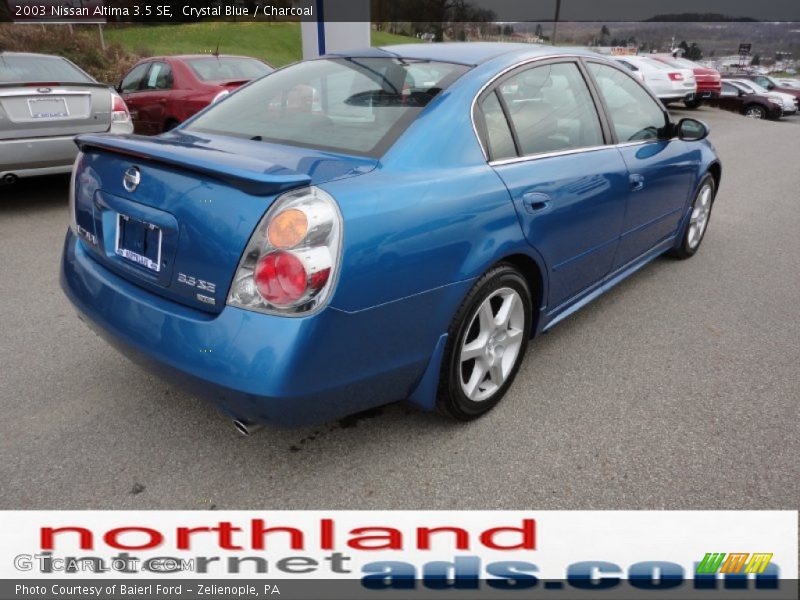Crystal Blue / Charcoal 2003 Nissan Altima 3.5 SE