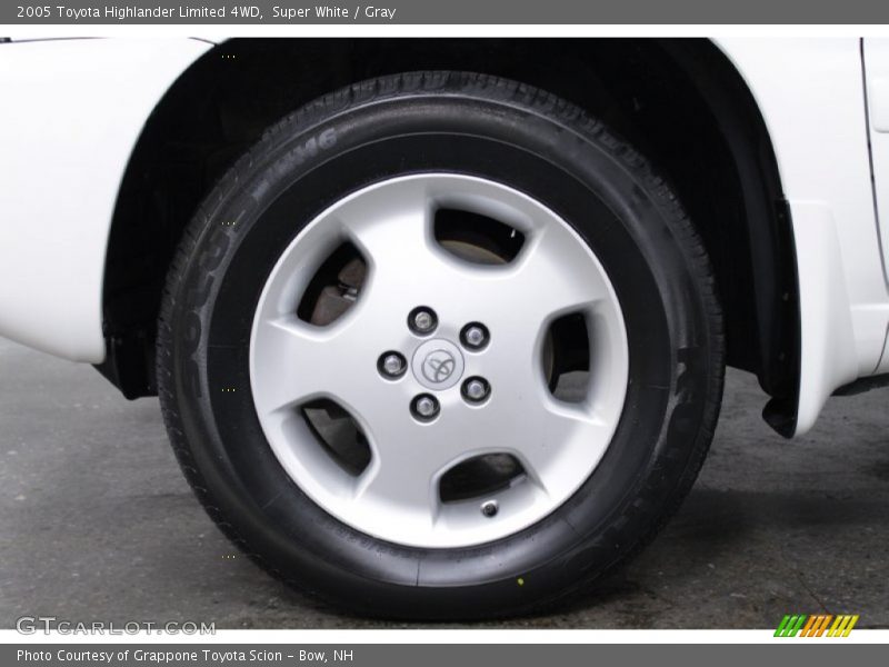 Super White / Gray 2005 Toyota Highlander Limited 4WD