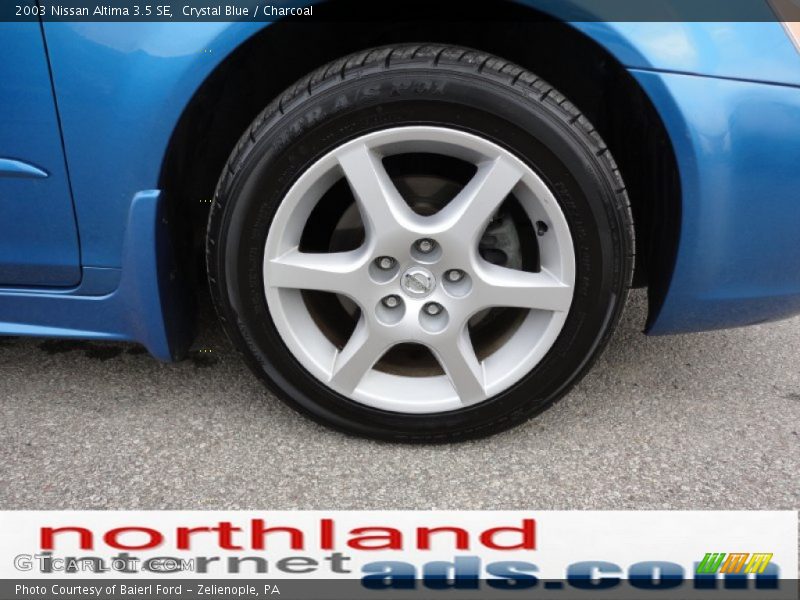 Crystal Blue / Charcoal 2003 Nissan Altima 3.5 SE
