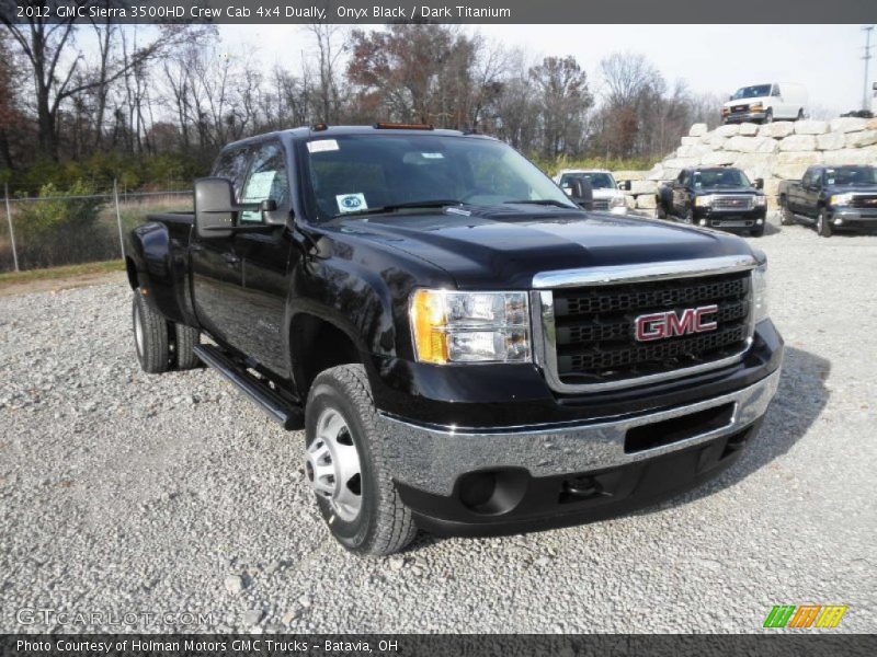 Front 3/4 View of 2012 Sierra 3500HD Crew Cab 4x4 Dually
