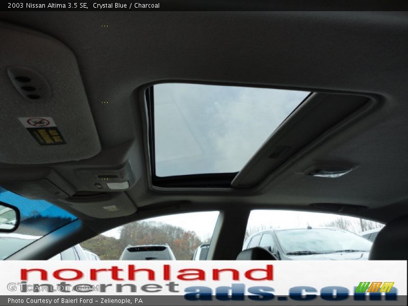 Crystal Blue / Charcoal 2003 Nissan Altima 3.5 SE