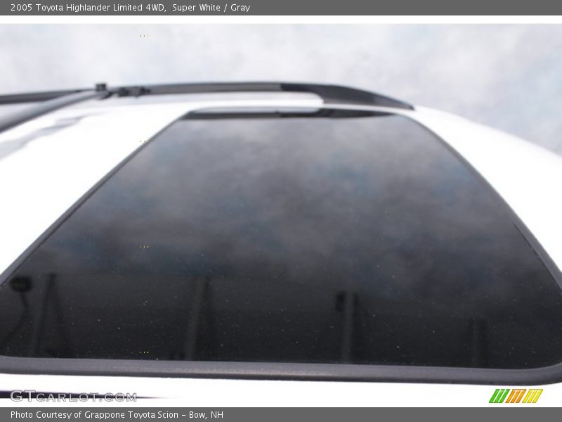Super White / Gray 2005 Toyota Highlander Limited 4WD