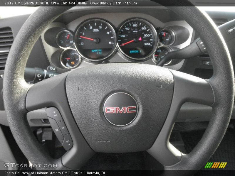 Onyx Black / Dark Titanium 2012 GMC Sierra 3500HD Crew Cab 4x4 Dually