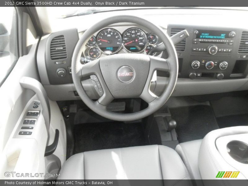 Onyx Black / Dark Titanium 2012 GMC Sierra 3500HD Crew Cab 4x4 Dually