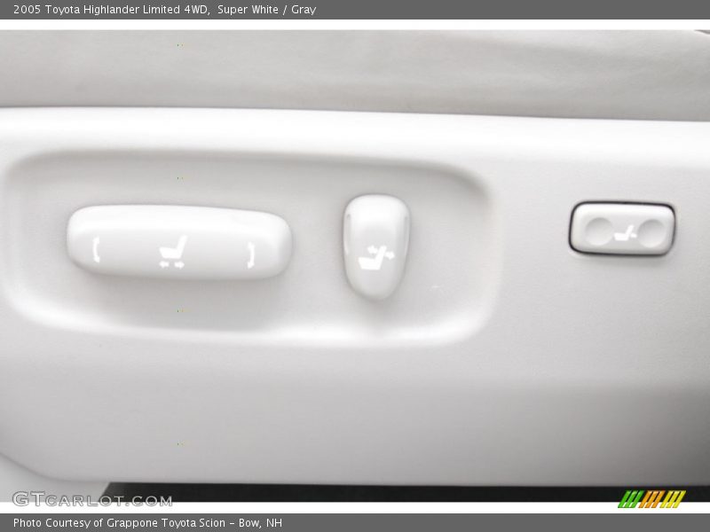 Super White / Gray 2005 Toyota Highlander Limited 4WD