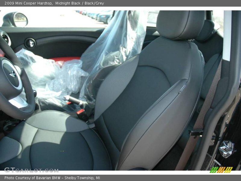 Midnight Black / Black/Grey 2009 Mini Cooper Hardtop