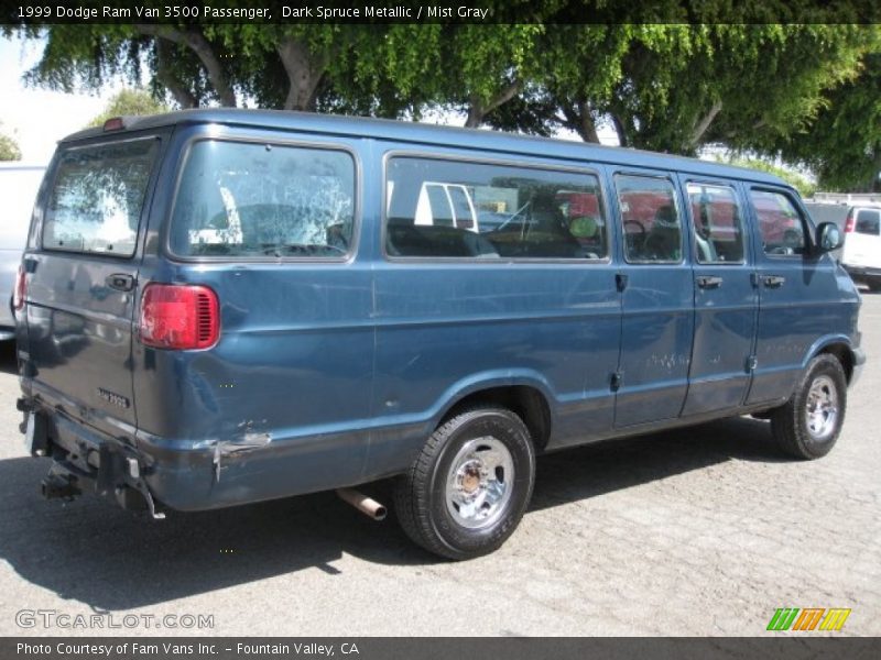  1999 Ram Van 3500 Passenger Dark Spruce Metallic