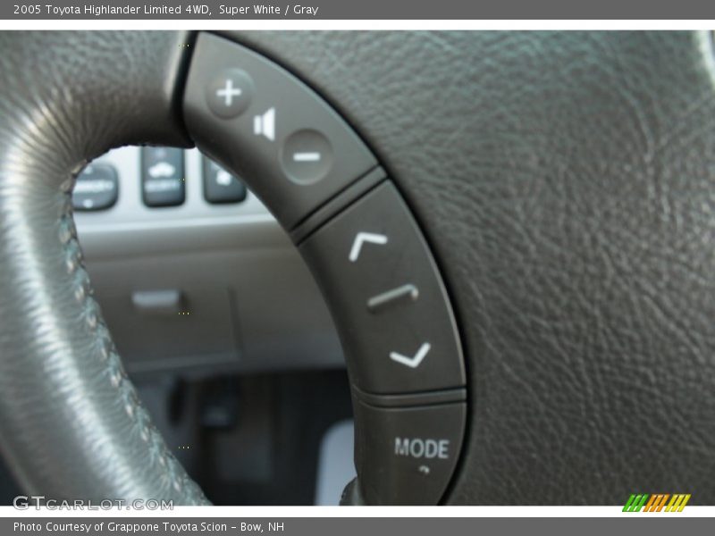 Super White / Gray 2005 Toyota Highlander Limited 4WD