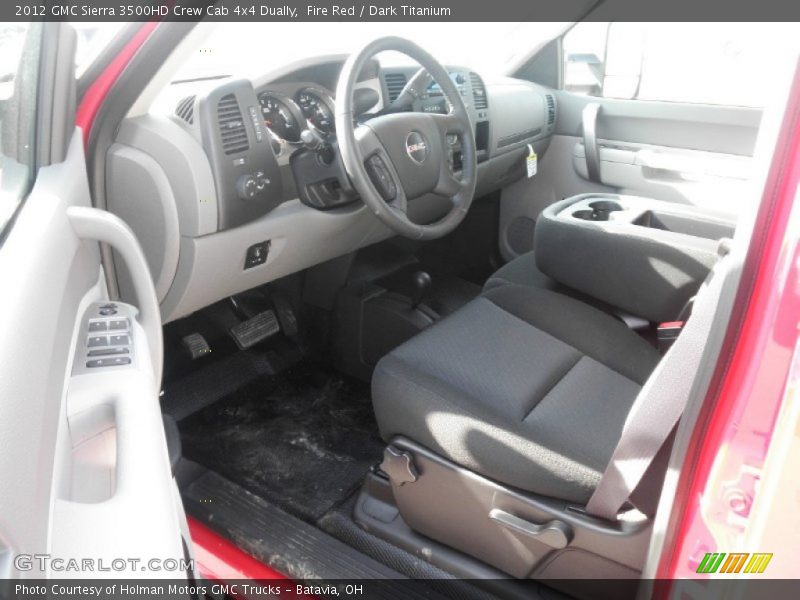 Fire Red / Dark Titanium 2012 GMC Sierra 3500HD Crew Cab 4x4 Dually