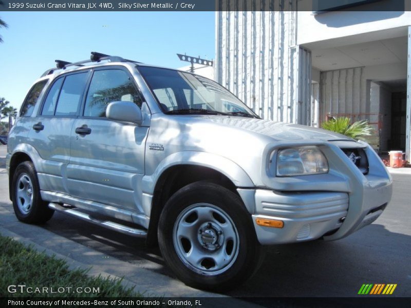 Silky Silver Metallic / Grey 1999 Suzuki Grand Vitara JLX 4WD