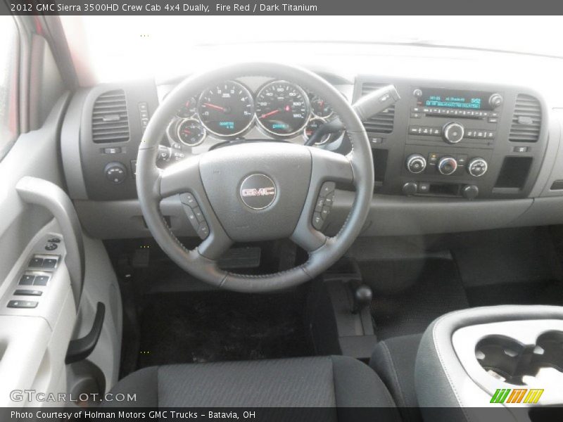 Fire Red / Dark Titanium 2012 GMC Sierra 3500HD Crew Cab 4x4 Dually