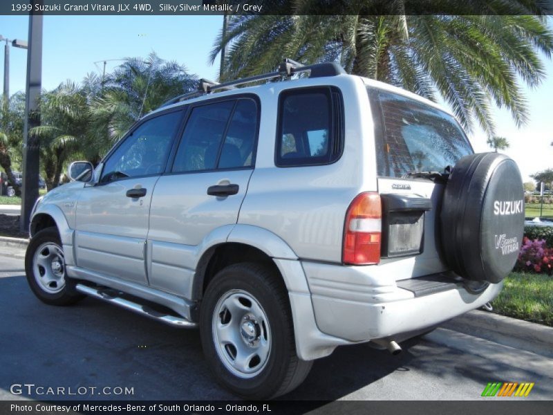 Silky Silver Metallic / Grey 1999 Suzuki Grand Vitara JLX 4WD