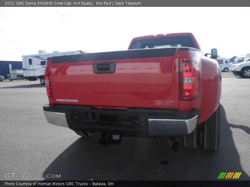Fire Red / Dark Titanium 2012 GMC Sierra 3500HD Crew Cab 4x4 Dually