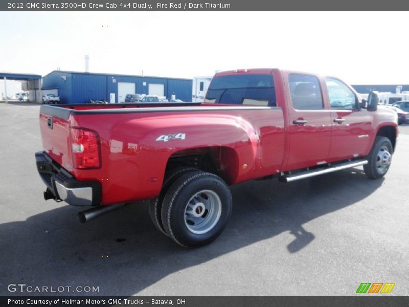 Fire Red / Dark Titanium 2012 GMC Sierra 3500HD Crew Cab 4x4 Dually