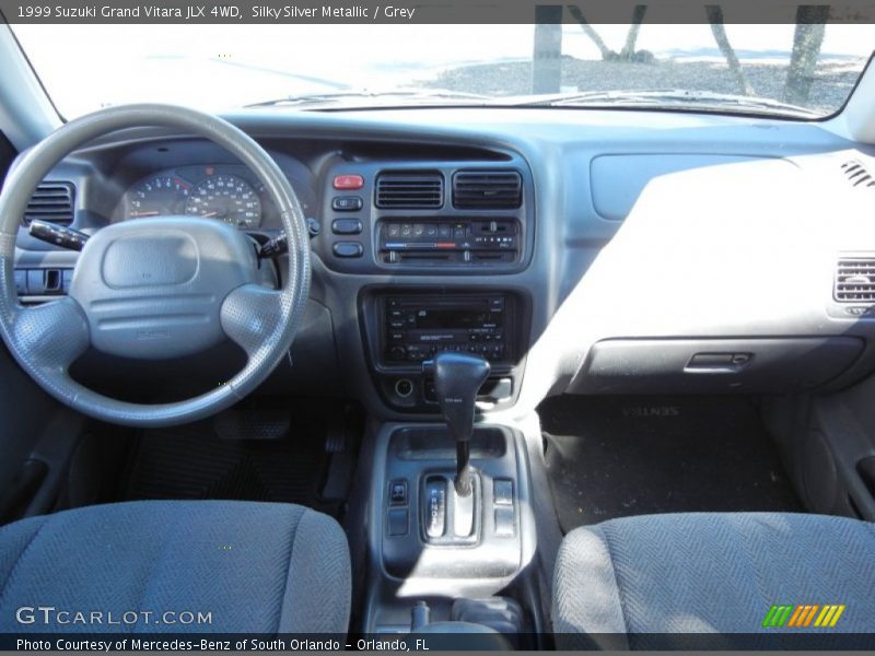 Silky Silver Metallic / Grey 1999 Suzuki Grand Vitara JLX 4WD