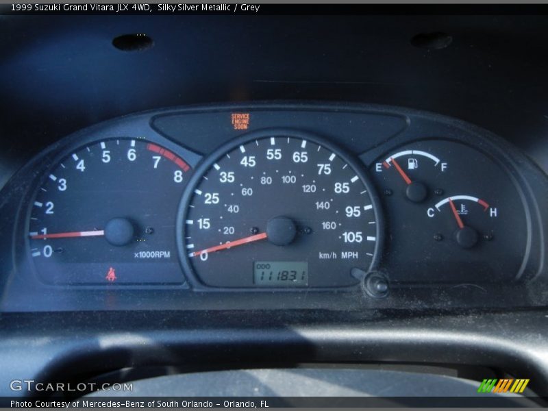  1999 Grand Vitara JLX 4WD JLX 4WD Gauges