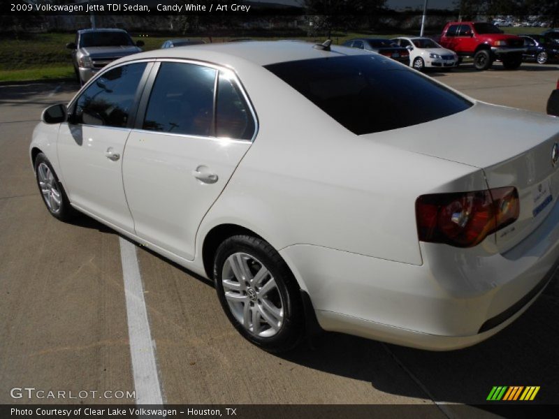 Candy White / Art Grey 2009 Volkswagen Jetta TDI Sedan