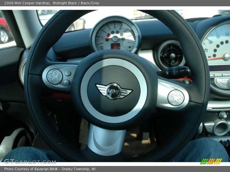 Midnight Black / Black/Grey 2009 Mini Cooper Hardtop
