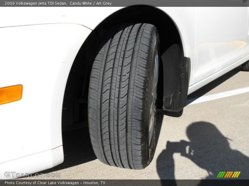 Candy White / Art Grey 2009 Volkswagen Jetta TDI Sedan